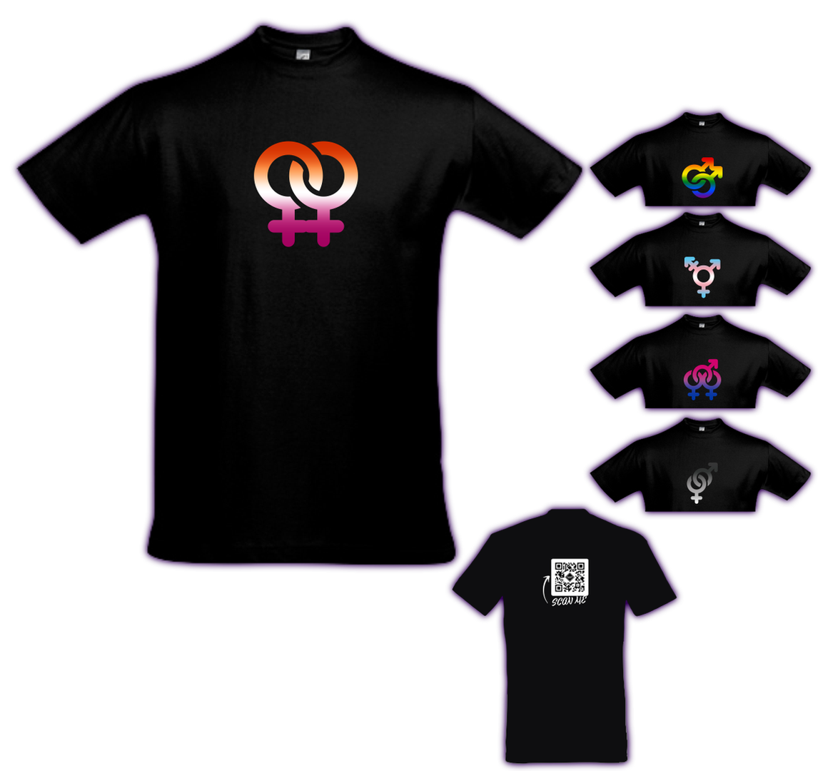 T-Shirt "LGBTQ+" - Artikelnr. Q4M-012