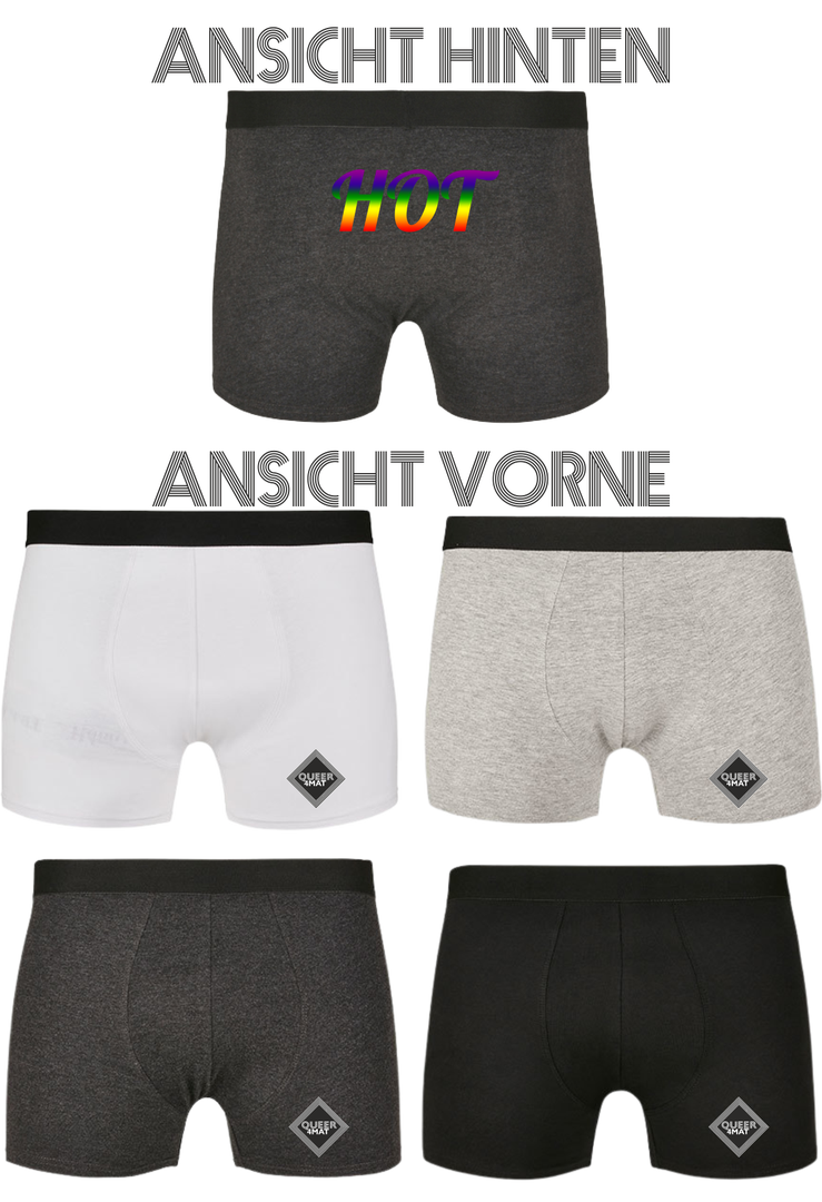 Men Boxer Shorts 2-Pack "HOT" - Artikelnr. Q4M-019