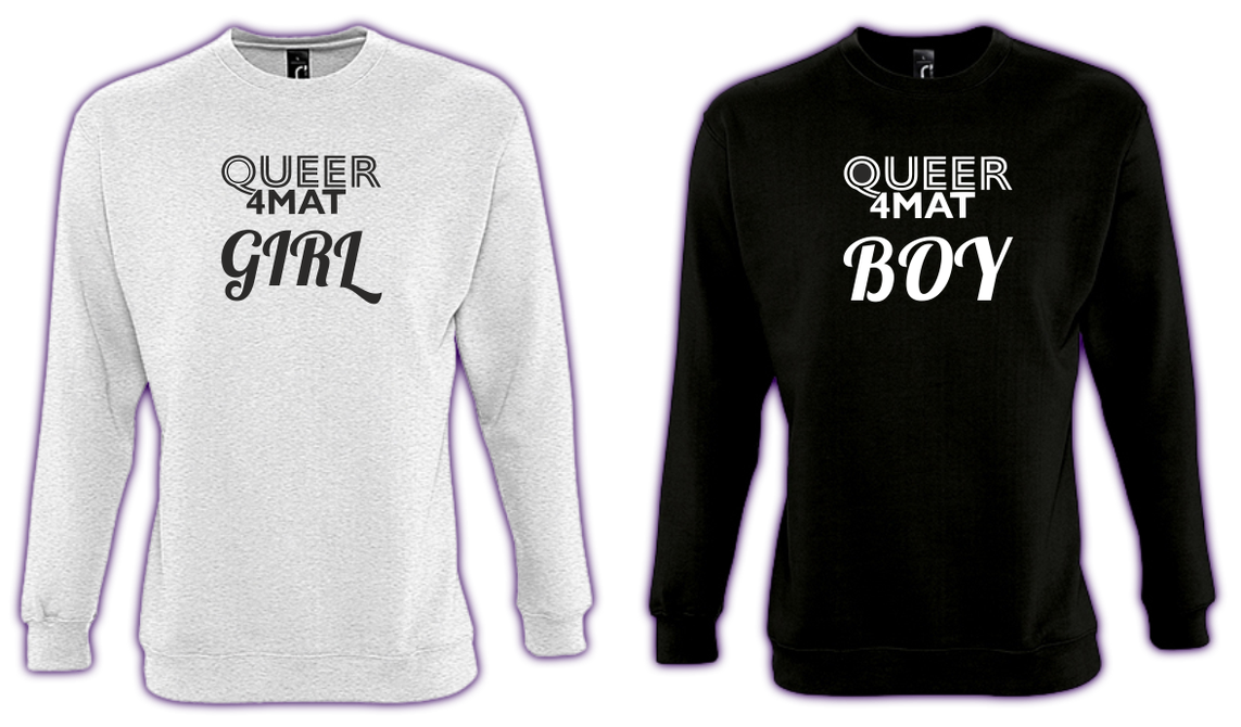 Unisex Sweatshirt "Q4M" - Artikelnr. Q4M-025
