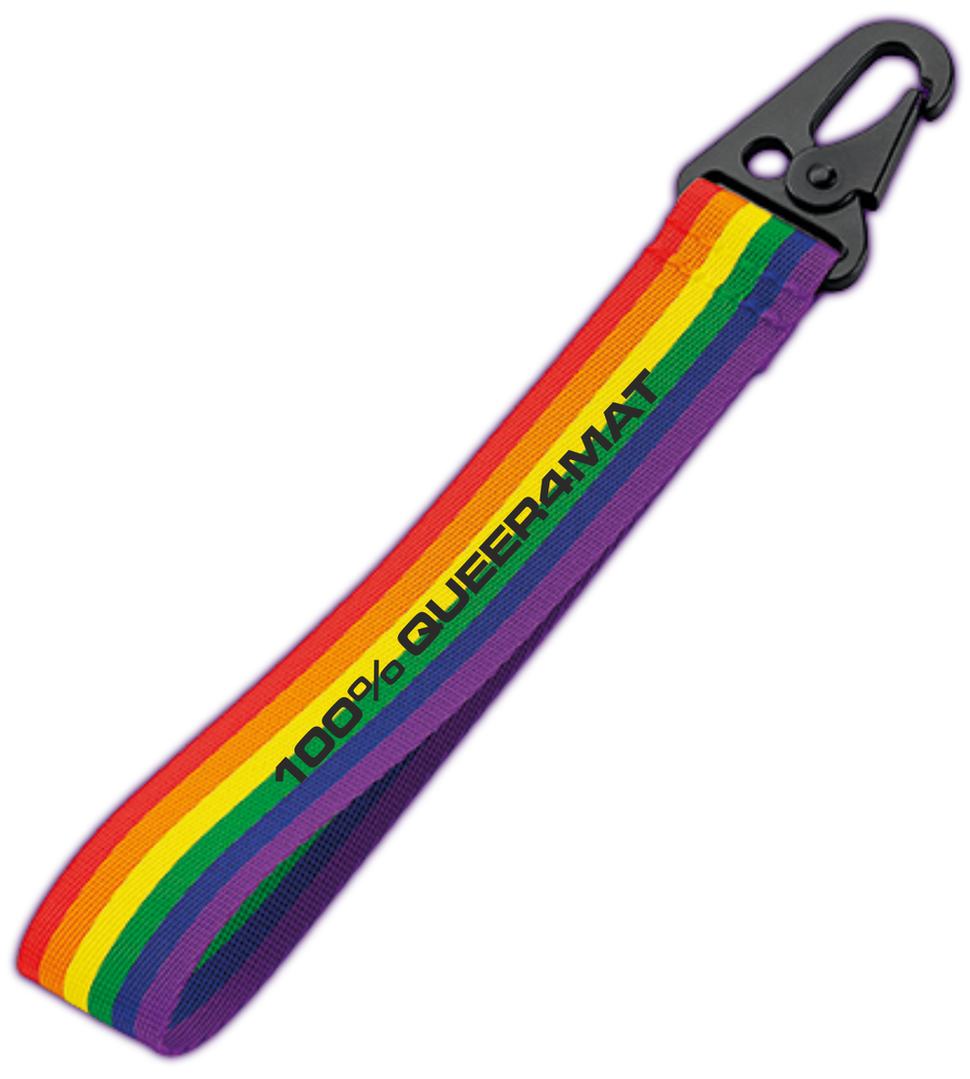 Brandable Key Clip "100%" - Artikelnr. Q4M-056